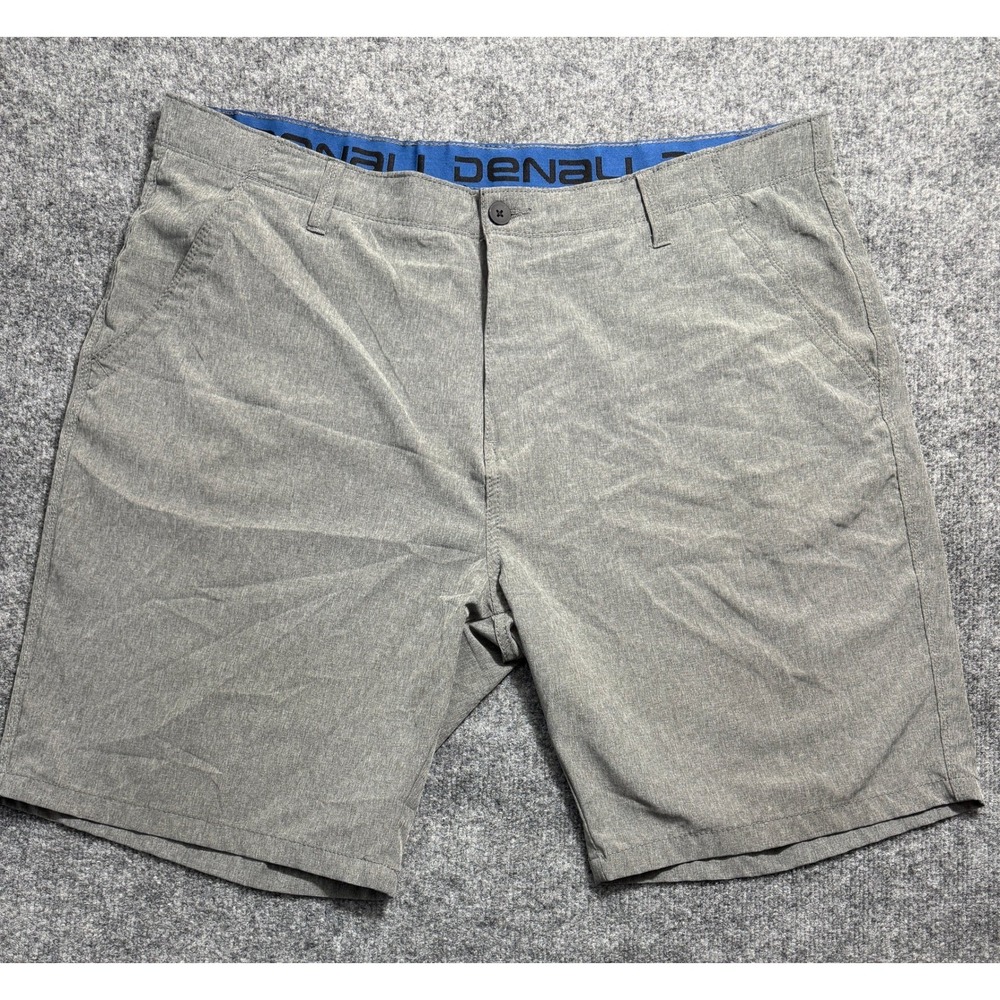 Denali‎ Mens Gray Heathered Hybrid Stretch Performance Shorts Size 40